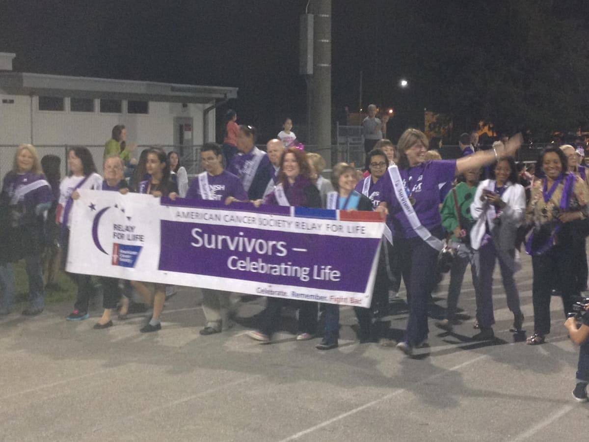 Parade of cancer survivors