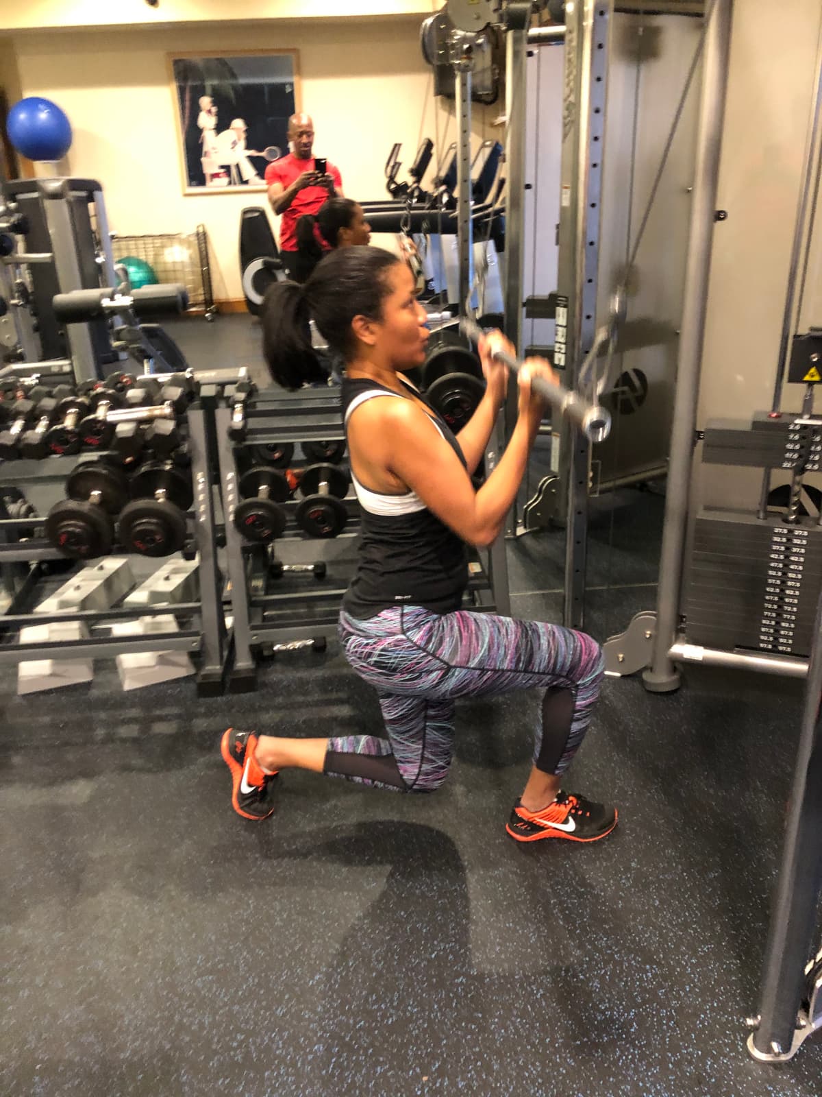 Keeping up her strength