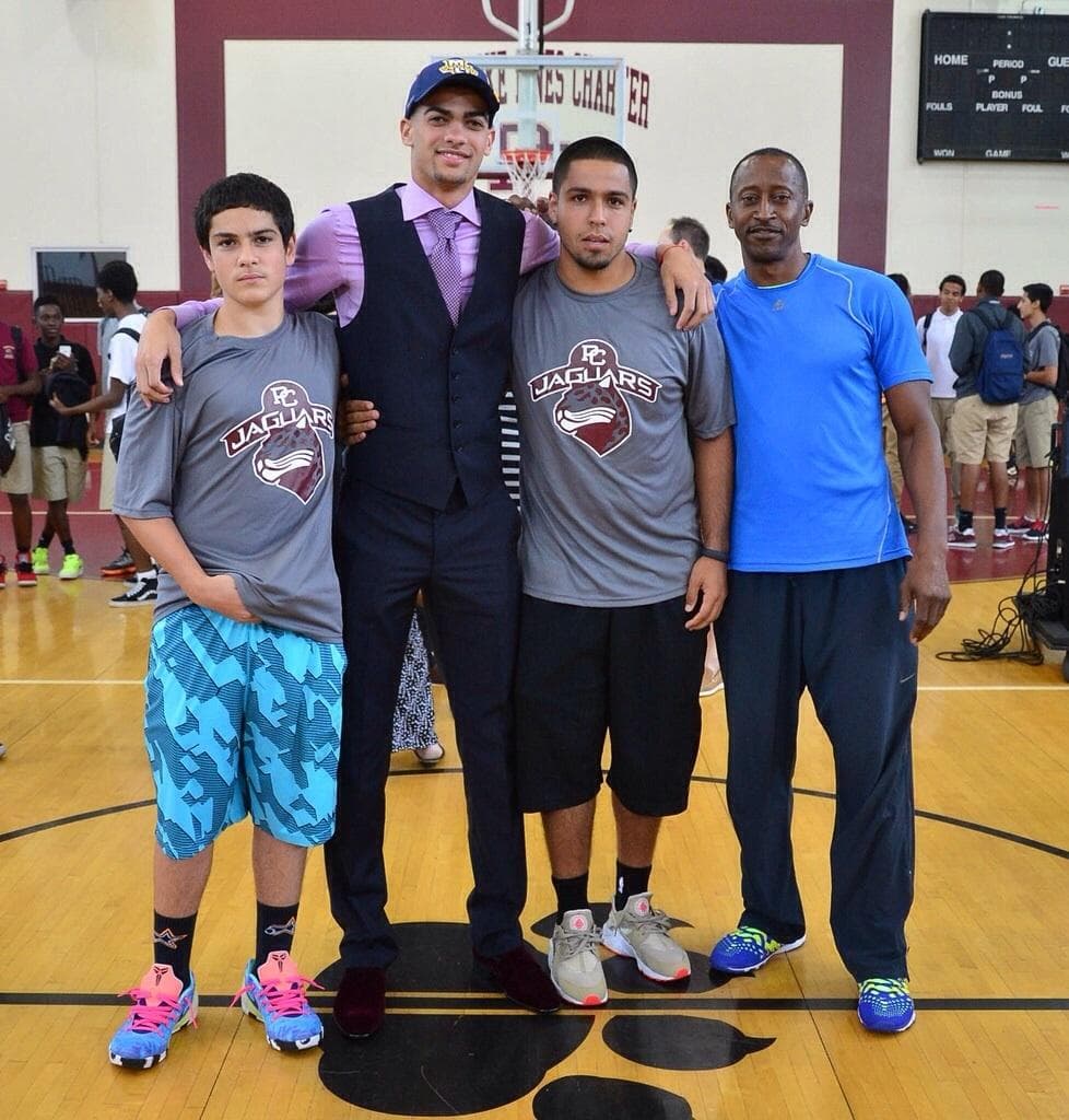 Photo Op with Pedro, Bruno, and myself. Marquette Bound