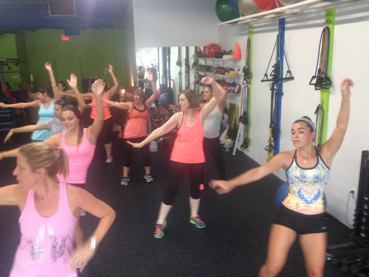 Sultry Zumba moves